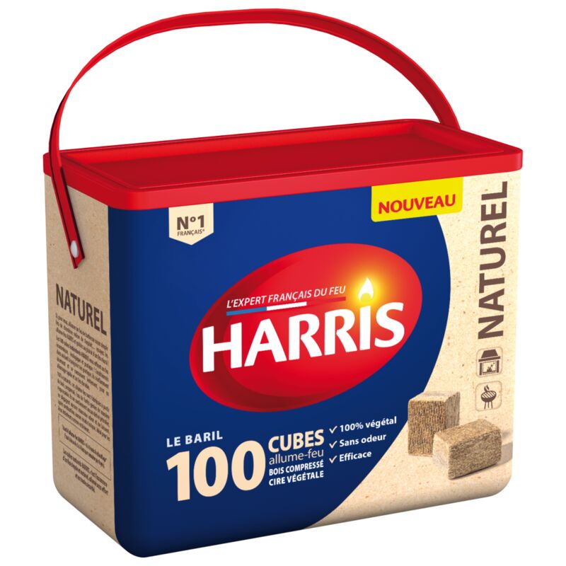 Cubes allume feu 100% végétal, Harris (x 40)  La Belle Vie : Courses en  Ligne - Livraison à Domicile
